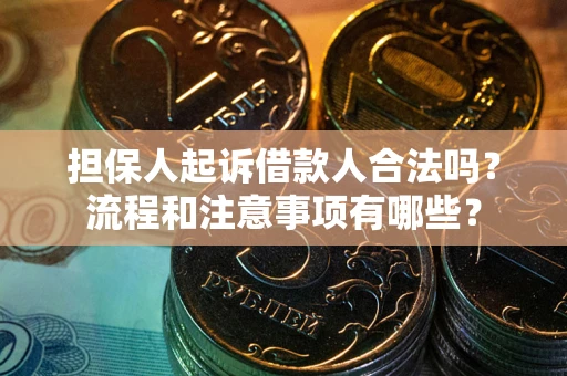 北京担保人起诉借款人合法吗？流程和注意事项有哪些？