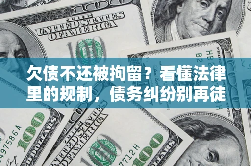 北京欠债不还被拘留？看懂法律里的规制，债务纠纷别再徒劳奔波