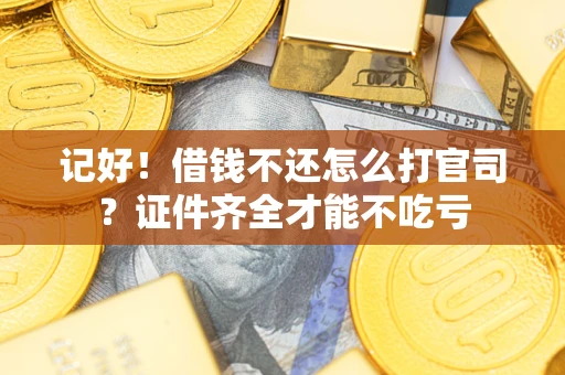 北京记好！借钱不还怎么打官司？证件齐全才能不吃亏