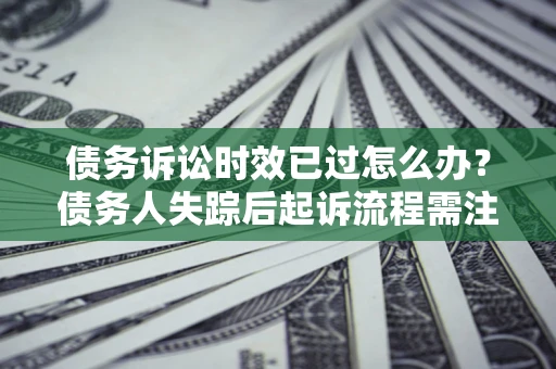 北京债务诉讼时效已过怎么办？债务人失踪后起诉流程需注意什么？