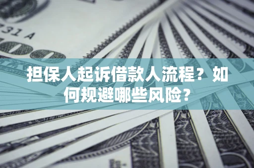 北京担保人起诉借款人流程？如何规避哪些风险？