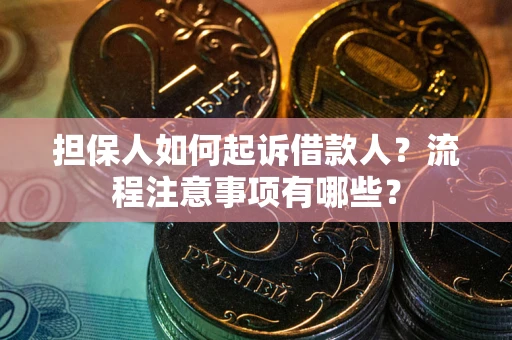北京担保人如何起诉借款人？流程注意事项有哪些？